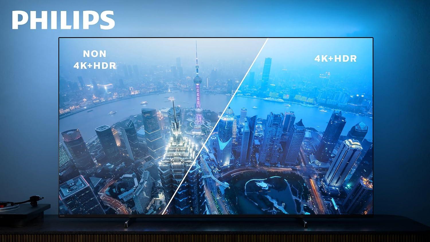 PHILIPS 75 INCH (190 CM) 4K UHD GOOGLE TV WITH DOLBY AUDIO & ADVANCED IMAGE PROCESSING, 2024 MODEL WITH 1 YEAR INTERNATIONAL WARRANTY thumbnail 2