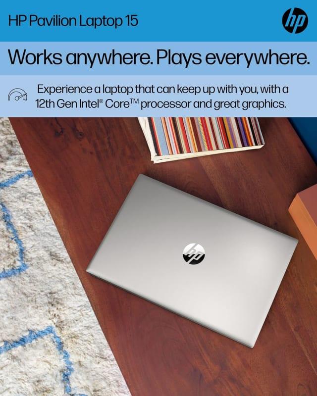 Hp Pavilion 15 Laptop 12th Generation Intel Core I7 1255u Processor 16 Gb Ram 512 Gb Ssd 15 6 Full Hd Display Windows 11 Pro Fingerprint Reader Wi Fi Bluetooth Hd Webcam 15 Eg2025nr 2022 thumbnail 2