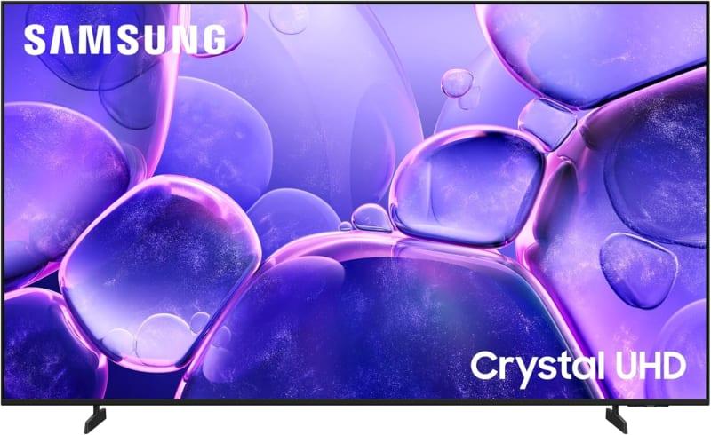 Samsung 75 Inch Crystal UHD TV, U8000F, 4K, Crystal Processor 4K, MetalStream Design, Samsung Knox Security, Endless Free Content, Smart TV, UA75U8000FU