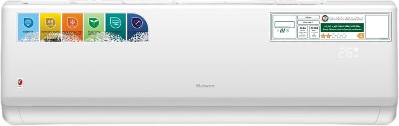 Haiwoo Air Conditioner 2 Ton Capacity 24000 BTU, T3 Highly Efficient Tropical Compressor, Golden Fin, HSAC-24K-R White