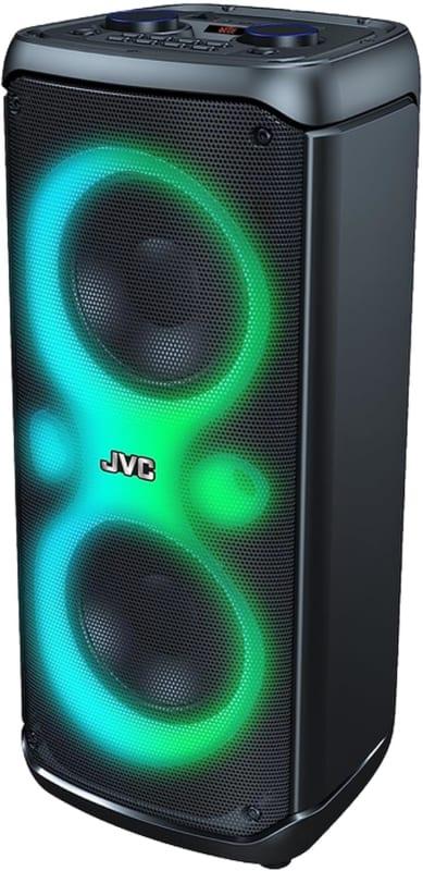 JVC Portable Bluetooth Party speaker with wireless mic and remote control - XS-N4112PB black