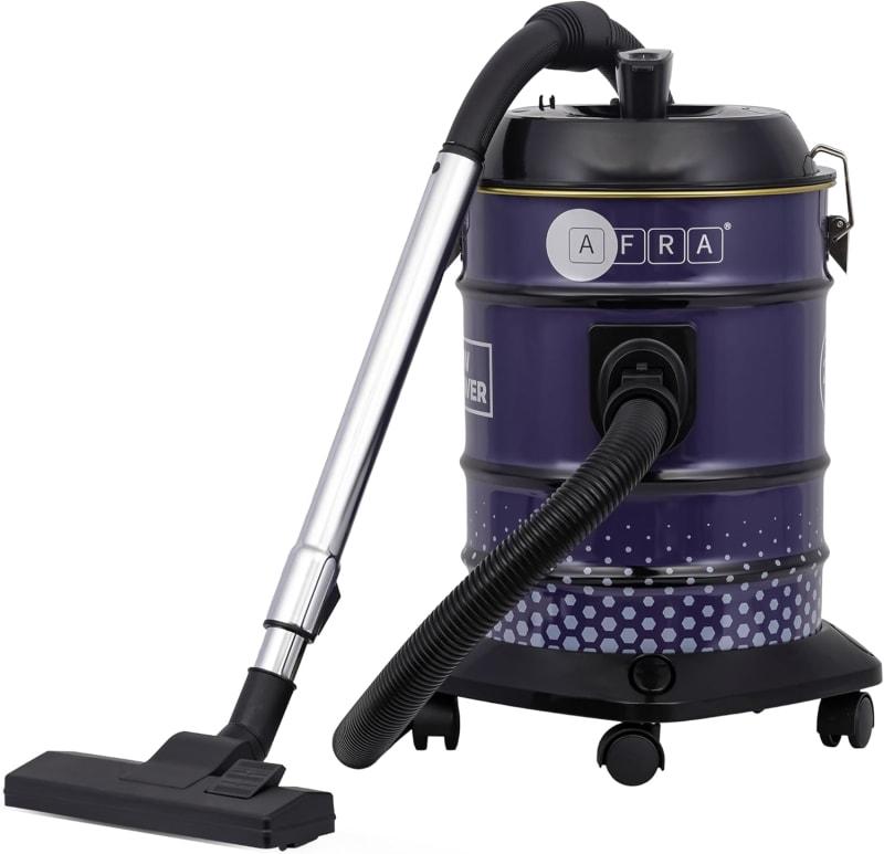 AFRA Vacuum Cleaner, AF-2021DRVC, 1800W Motor, 21L Capacity, 360-Degree Moving Wheels, 4 Meter Power Cord, 2 Years Warranty