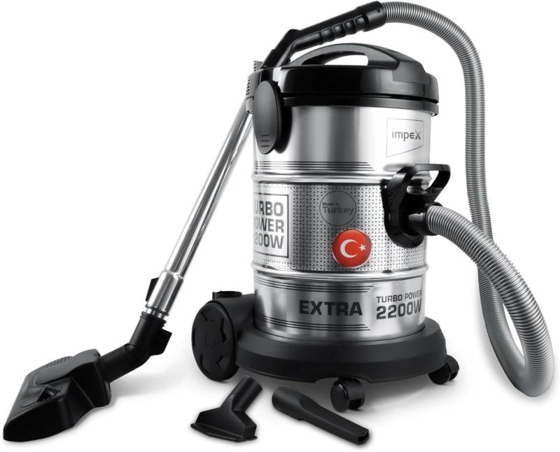 Impex PowerPro Vacuum cleaner VC 4708-2200Watts | Ultra-Capacity 21Litre | Advanced Accessories | High Performance & Low Noise | Strong Metal Body | Convenient Handle