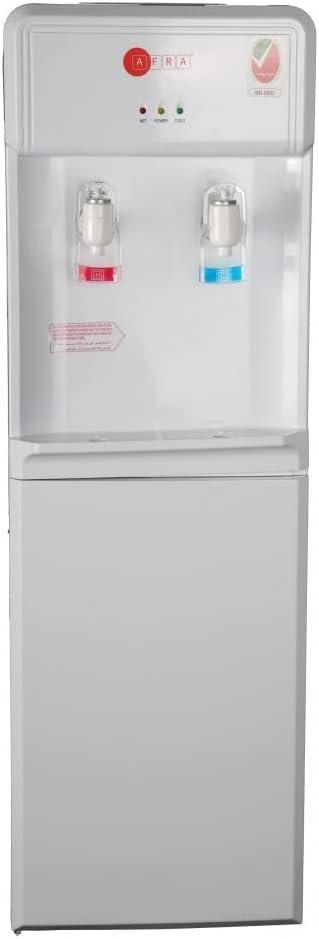 AFRA HOT & COLD WATER DISPENSER CABINET, 5 LITRE TOP LOAD FULL WHITE - AF-85WDWT