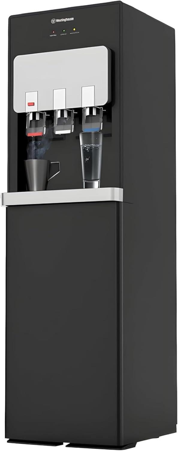 Westinghouse USA Bottom Loading Water Dispenser for 5 Gallon Bottles – 3 Temperatures with Hot, Cold and Room Spouts - Efficient for Both Office and Home Use with Child Safety Lock - 2 Years Warranty - WKWDJ878