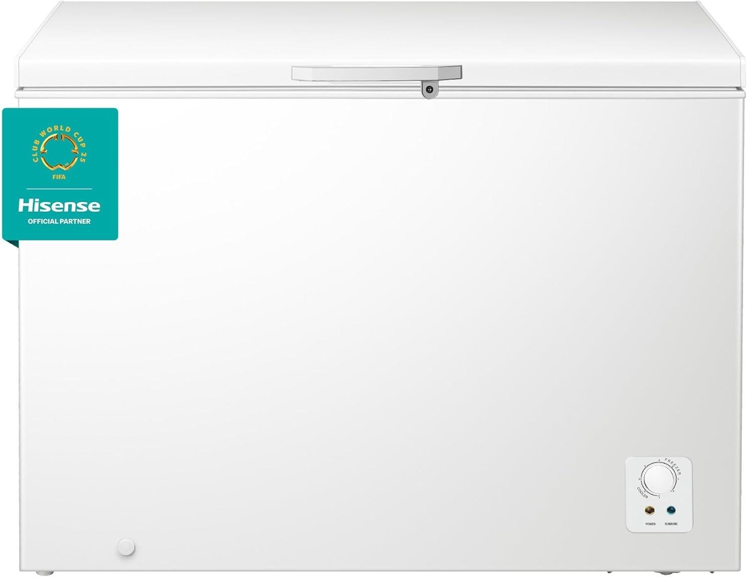 Hisense 286 Liter Chest Freezer Single Door White - FC-40DT4SAW2 1 Years Full & 5 Years Compressor Warranty.
