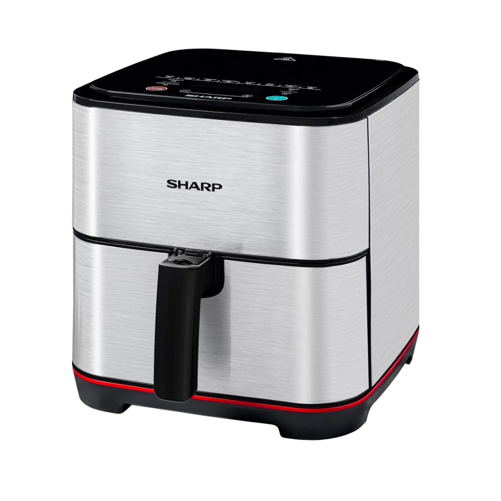 Sharp 7Litre XL Air Fryer, 1600Watts, Silver - KF-AF70RT-S3