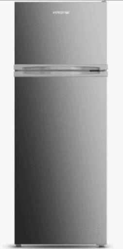 KROME 270L Gross, Double Door Top Mounted Refrigerator with Uniform Air Flow System