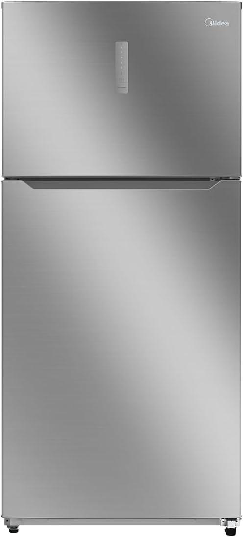 Midea 866Litre Gross & 651Litre Net Double Door Refrigerator, Multi-Air Flow Technology, Equipped With Smart Sensor, Electronic Control, Inverter Quattro, Active-C Fresh, Smart Cooling, Silver - MDRT866FGE46AE