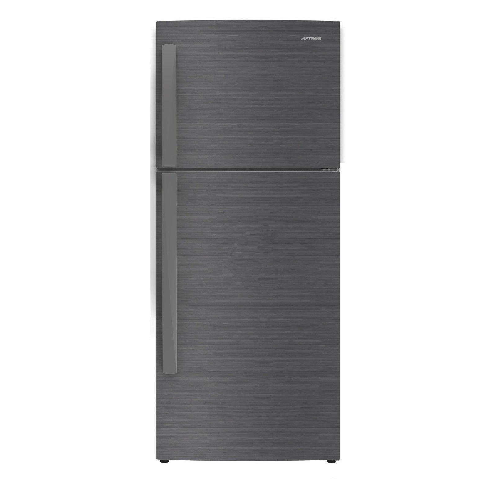 Aftron Double Door Refrigerator, 500L, Grey, AFR515FSINV
