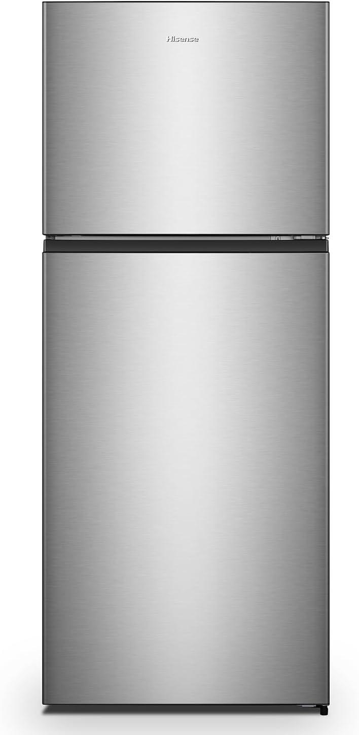 Hisense 488 Liter Refrigerator Double Door Top Mount Silver 1 year manufacturer warranty - RT488N4ASU1