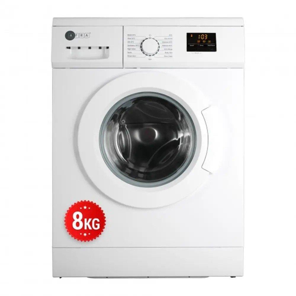 Afra Front Loading Washing Machine 8 kg - AF-8140WMWT