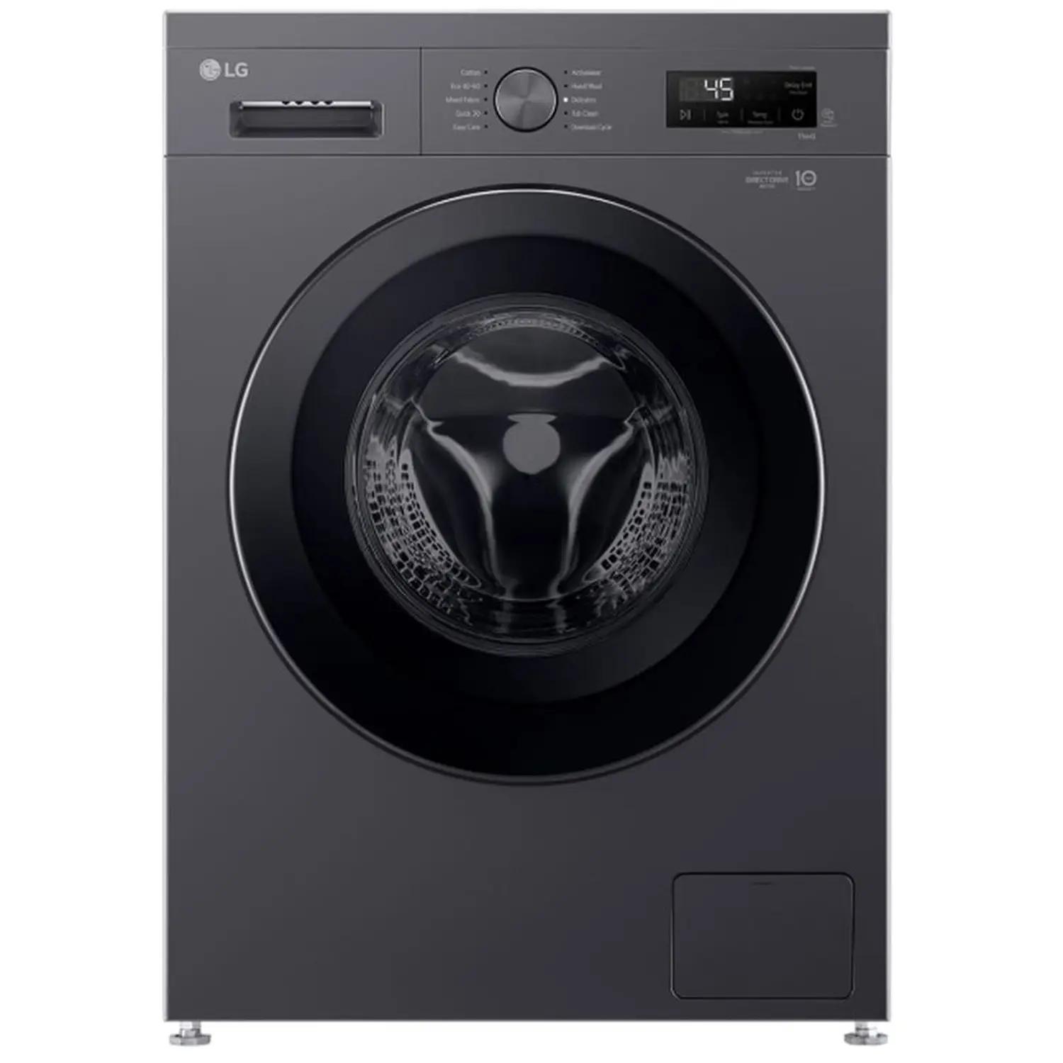 LG Front Loading Washing Machine Middle Black 9kg - F2Y1VYP6J