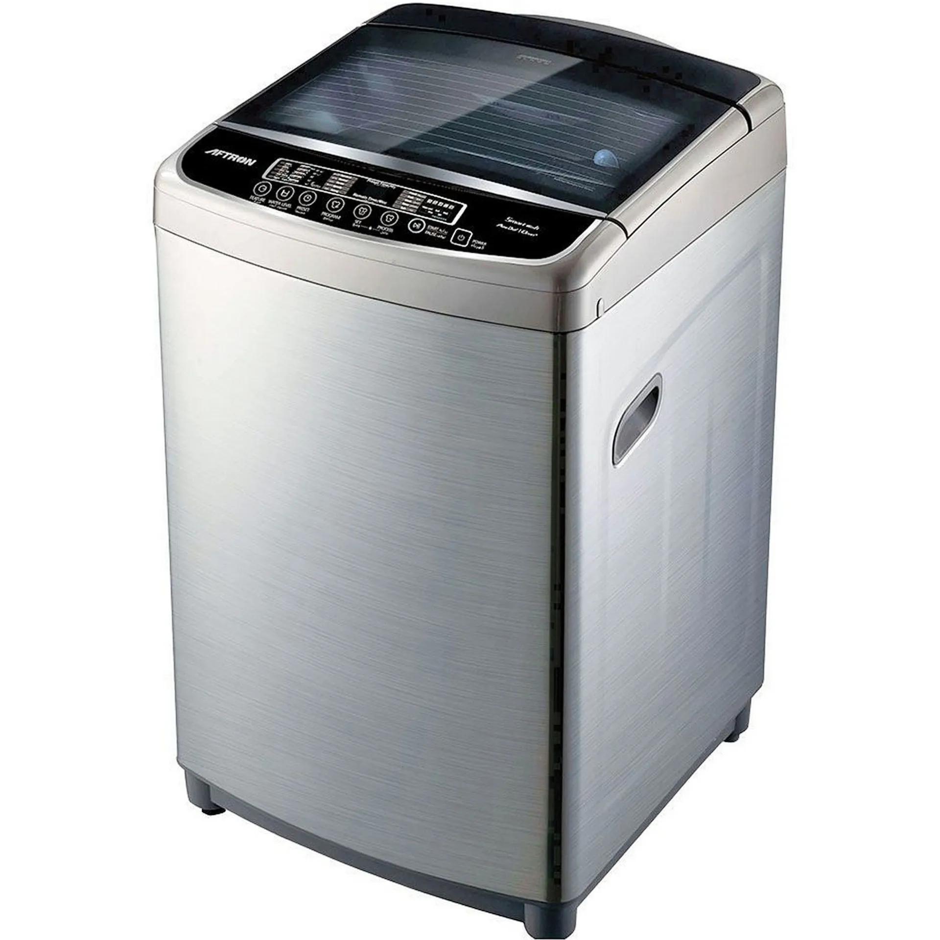 Aftron 10Kg Top Loading Washing Machine, AFWA1000KN, Silver