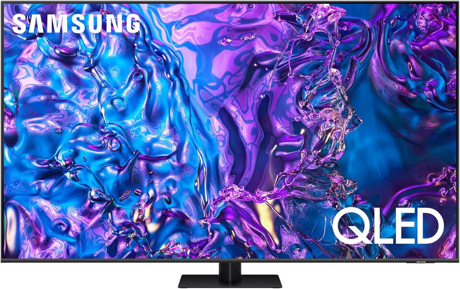 Samsung 75 Inch QLED TV, Q70D, 4K, 100% Color Volume with Quantum Dot, 4K AI Upscaling, Samsung TV Plus, Motion Xcelerator 120Hz, Tizen Smart TV, QA75Q70DAUXZN