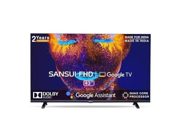 SANSUI 43 Inches QLED SMART TV - SS43LTQ502