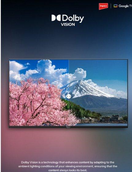 IMPEX EVOQ50S4QLC2R120 50" 4K QLED GOOGLE TV