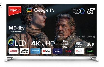 IMPEX EVOQ65S4QLC2R120 65" 4K QLED GOOGLE TV
