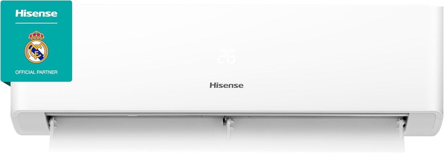Hisense 2 Ton Split Air Conditioner with Rotary Compressor, 3 Speeds with Auto Restart Function, White - AS-24CF4SBFKA01