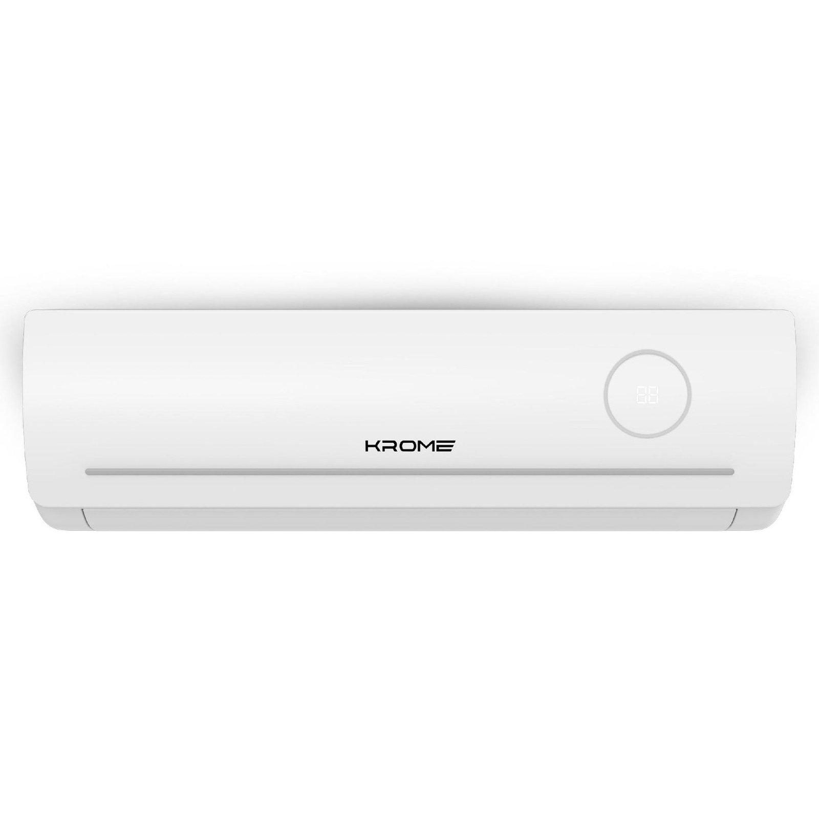 KROME 2.5 Ton Split Air Conditioner, 30000 BTU, Rotary Compressor, Cool Only, 4 Way Air Flow, Color White 1 Year Full 5 Years Compressor Warranty - KR-AR30MT3