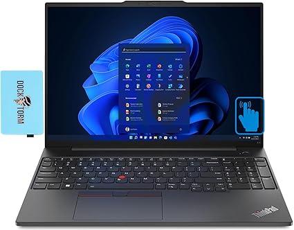 Lenovo Thinkpad E16 Gen 1 Business Laptop 16 0 Ips Wuxga intel I5 1335u 10 Core 16gb Ram 1tb Pcie Ssd Backlit Kyb Fingerprint Thunderbolt 4 Wifi 6 Win 11 Pro upgraded