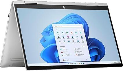 HP ENVY X360 14-es0013dx 2 in 1 Laptop, Intel Core i5-1335U, 8GB DDR4 RAM, 512GB SSD 14 Inch FHD IPS touch Display, Intel Iris Xe Graphics, Windows 11, Eng-kb, Natural silver