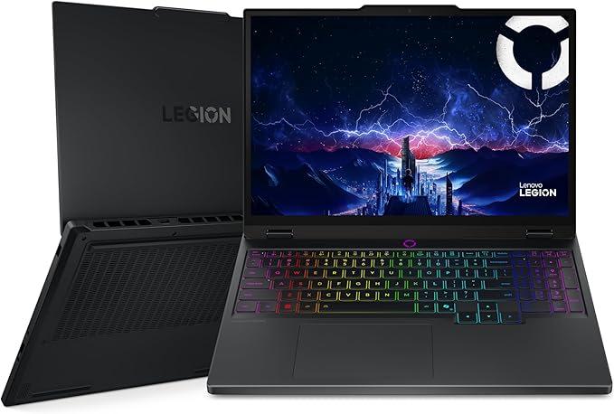 Lenovo Legion 5 16IAX10 Gaming, 16" WQXGA 240Hz Display, Core Ultra 9 275HX, 32GB DDR5 RAM, 1TB PCIe 4.0 SSD, NVIDIA GeForce RTX 5060 8GB, 24-Zone RGB KB, Win 11, Storm Grey (US Version)