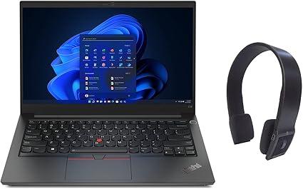 Lenovo Latest Lenovo ThinkPad E14 Gen 5 Business Laptop 14" FHD 300Nits Display 13ThGen Core i7-13700 16GB RAM 1TB SSD LENOVO BLUETOOTH HEADSET FingerPrint WIN11 Pro Black