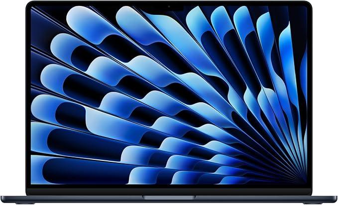 Apple 2025 MacBook Air (13-inch, Apple M4 chip with 10-core CPU and 8-core GPU, 16GB Unified Memory, 256GB) - Midnight;Arabic/English