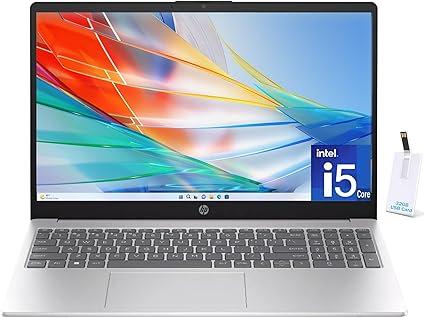 HP 15.6" Laptop, 13th Gen Intel Core i5-1335U, 16GB RAM, 1 TB SSD, FHD Anti-Glare Display, Webcam, Numeric Keypad, Wi-Fi, Bluetooth, Windows 11 – Silver
