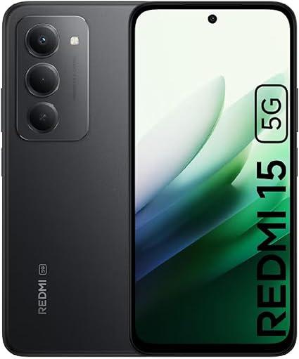 Redmi 15 5G Dual SIM 8GB 256GB Midnight Black - Global Version