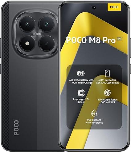 POCO M8 Pro 5G Black 12G RAM 512G ROM